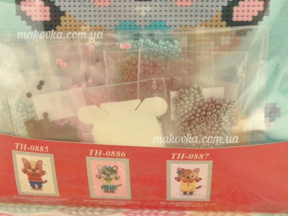 ТН-0884 Котик, ВДВ, Набор для вышивания с чешским бисером 