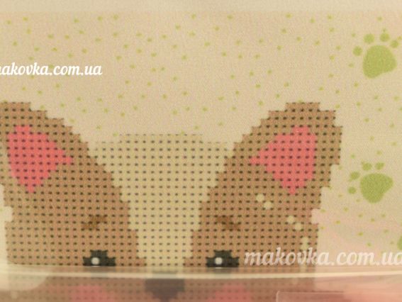 Діаметр голокНабір для вишивання з чеським бісером Котик ТН-0885 ВДВ