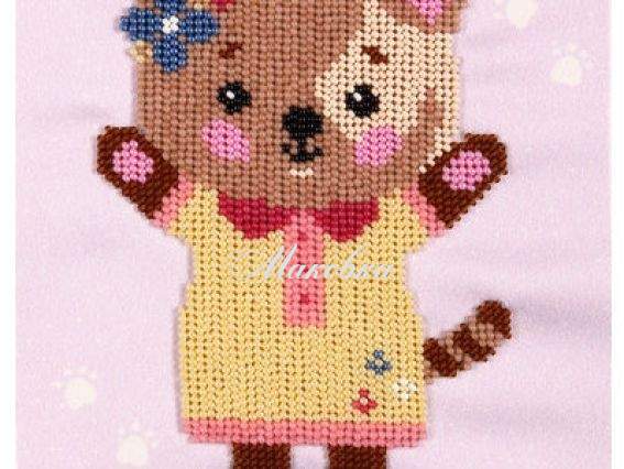 Вишивка бісером Кішечка ТН-0887 ВДВ