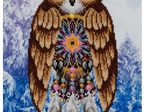 ТН-0914 Ловець снів (пугач) ВДВ, набір для вишивання бісером
