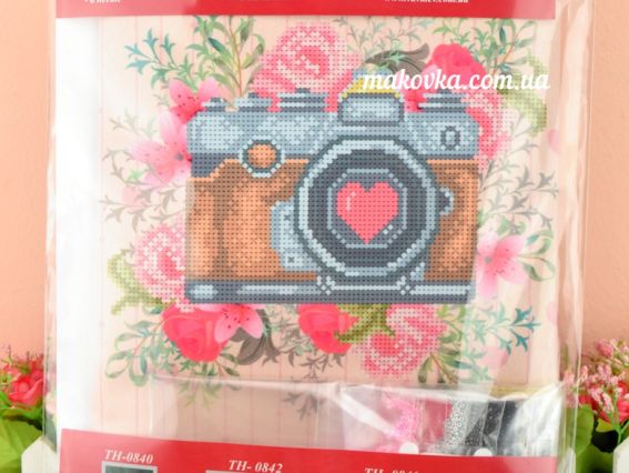 ТН-0945 Ретро кохання ВДВ, набір для вишивання бісером