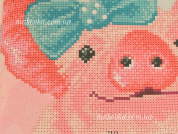 Набор для вышивания с чешским бисером Веселая лакомка (свинка) ТН-1029 ВДВ