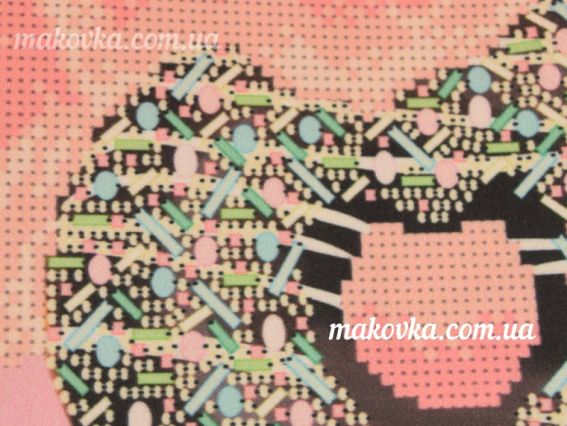 Набор для вышивания с чешским бисером Веселая лакомка (свинка) ТН-1029 ВДВ