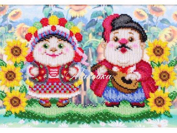 Вишивка бісером Кум з кумою, ТН-1041 ВДВ Вишивка бісером Кум з кумою, ТН-1041 ВДВ