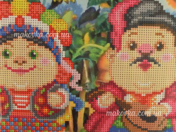 Кум з кумою набір для вишивання бісером ВДВ ТН-1041