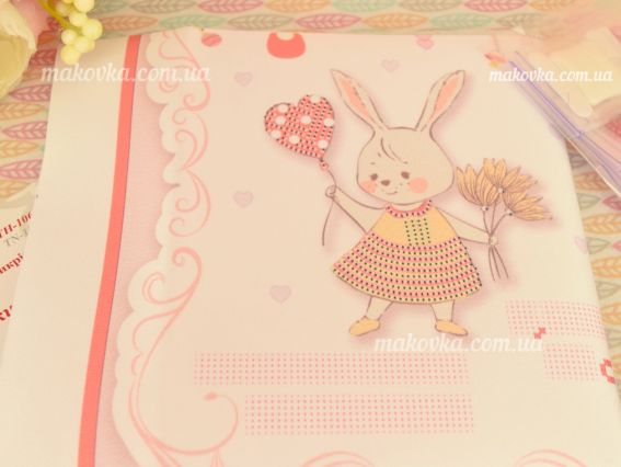 ТН-1061 Метрика для дівчинки (зая), ВДВ набір для вишивання бісером