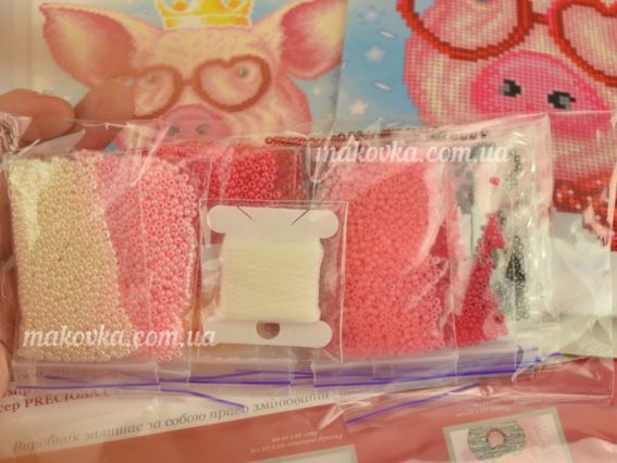 ТН-1082 Король вечірок (порося), ВДВ, набір для вишивання бісером