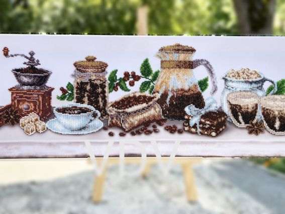 ТН-1417 Кавовий бум ВДВ, набір для вишивання бісером