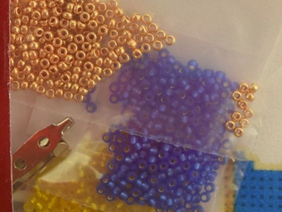 Набір для вишивання прикраса БР-017 Брошка Прапор, герб, ВДВ