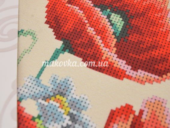 ТН-0792 Польові квіти , набор для вишивання бісером, триптих