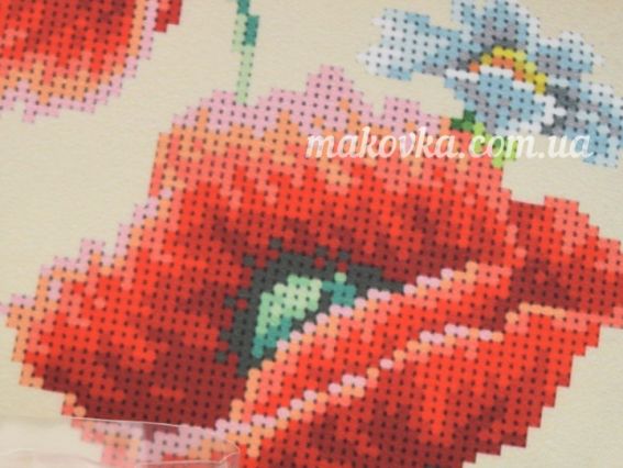 ТН-0794 Польові квіти , набор для вишивання бісером, триптих