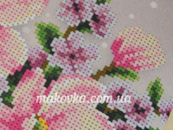 Набор для вышивания с чешским бисером ТН-0805 Цветочный этюд, ВДВ