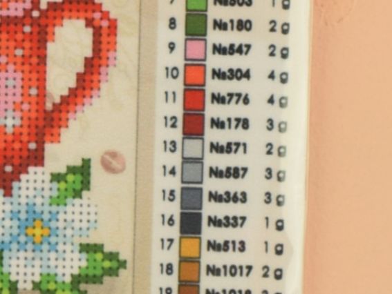 Т-1229 Кавовий настрій, 16х16 см, друк на тканині, ВДВ