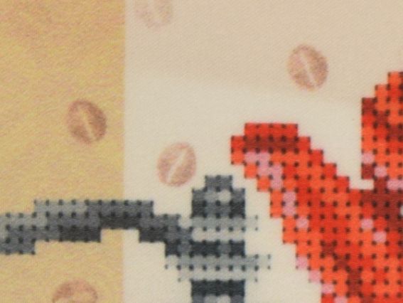 Т-1229 Кавовий настрій, 16х16 см, друк на тканині, ВДВ