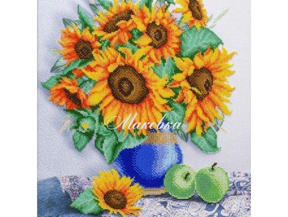 Схема (рисунок) на ткани Солнечный букет Т-1252 ВДВ