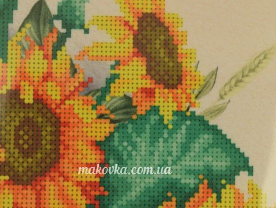 Т-1252 Сонячній букет, 45х39 см, друк на тканині, ВДВ