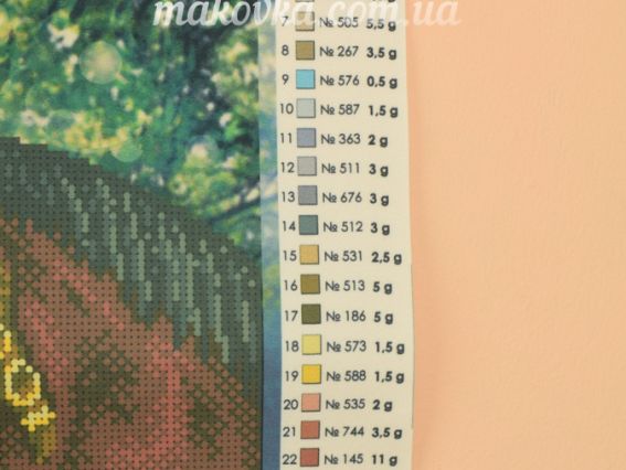 Т-1259 Пара коней , друк на тканині під вишивку бісером, ВДВ