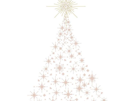 Флизелин с рисунком Ф-65 Перлинка Новогодние звезды (елочка), 18х27 см  ВДВ Флизелин с рисунком Ф-65 Перлинка Новогодние звезды (елочка), 18х27 см  ВДВ