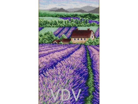 Схема (малюнок) на тканині Лавандове поле Т-1275 ВДВ під бісер