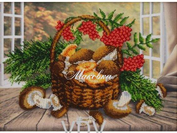 Схема (малюнок) на тканині Дари лісу Т-1301 ВДВ під бісер