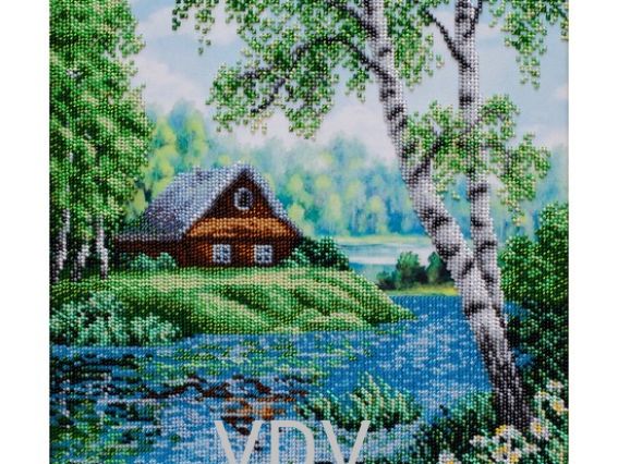 Схема (рисунок) на ткани Теплое лето Т-1346 ВДВ под бисер