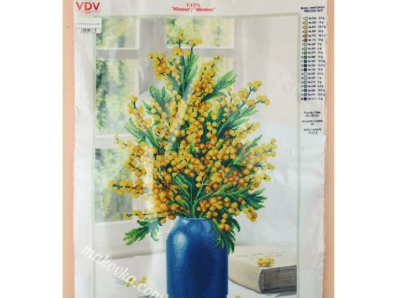 Схема (малюнок) на тканині Мімоза Т-1376 ВДВ під бісер