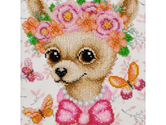 Схема (малюнок) на тканині Маленька красуня, Т-0930, ВДВ Схема (малюнок) на тканині Маленька красуня, Т-0930, ВДВ