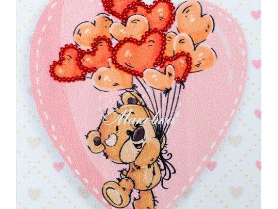 Схема (рисунок) на ткани На крыльях любви Т-0951, ВДВ