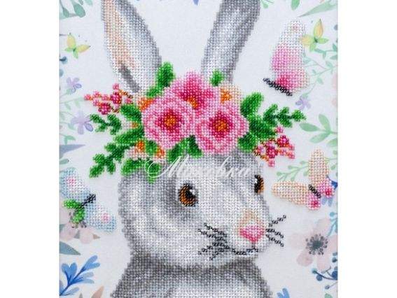 Схема (рисунок) на ткани Красавчик (зайчик), Т-0970, ВДВ