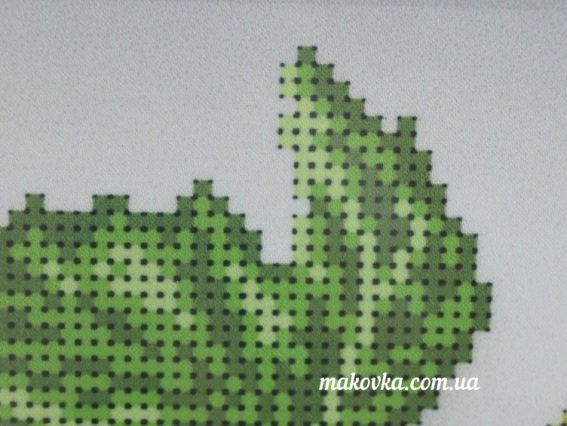 Т-0987 Грона калини, друк на тканині, ВДВ, 23,5х55 см