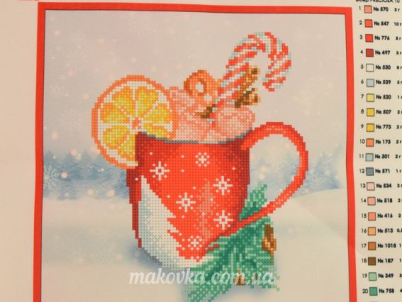 Схема (малюнок) на тканині Зимовий затишок Т-1069 ВДВ