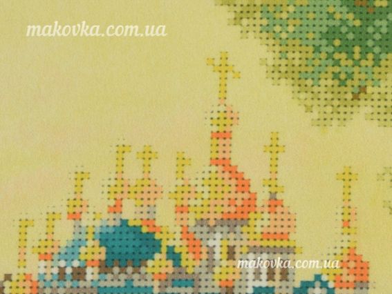 Т-0467 Печерська Лавра навесні, друк на тканині 31х42см  ВДВ