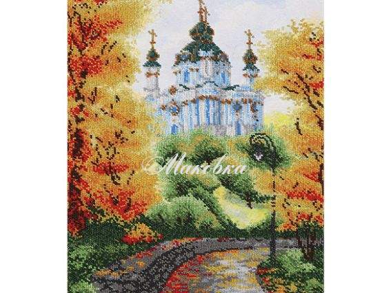 Схема (рисунок) на ткани Т-0468 Осенний киевский этюд, ВДВ