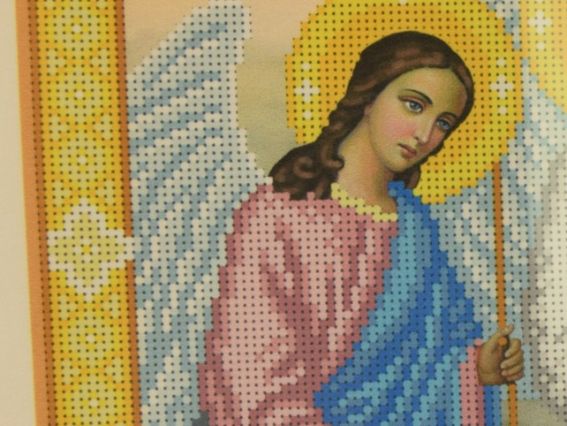 Схема (малюнок) на тканині для вишивання бісером Т-0817 Свята Трійця, ВДВ