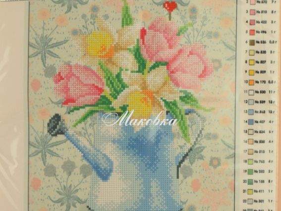 Схема (рисунок) на ткани Утро в саду Т-1146 ВДВ