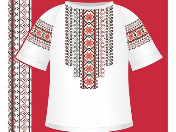 Схема бумажная Сорочка женская СЖ2-005, размер 42-56, ВДВ Схема бумажная Сорочка женская СЖ2-005, размер 42-56, ВДВ