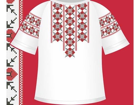 Схема бумажная Сорочка женская СЖ2-006, размер 42-56, ВДВ Схема бумажная Сорочка женская СЖ2-006, размер 42-56, ВДВ