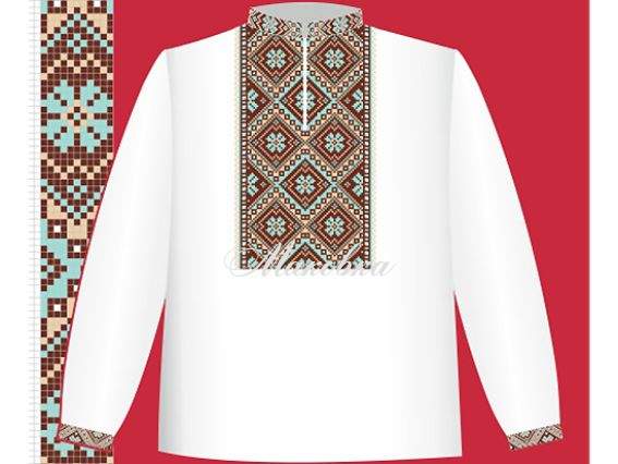 Схема бумажная Сорочка для мальчика СХ1-003 (длинный рукав) размер 26-30, ВДВ Схема бумажная Сорочка для мальчика СХ1-003 (длинный рукав) размер 26-30, ВДВ