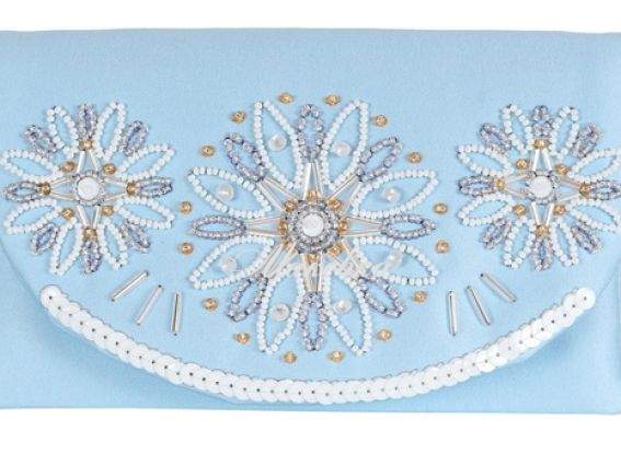 Клатч ВДВ ПС-04 Голубой, набор для вышивания, 21х15 см