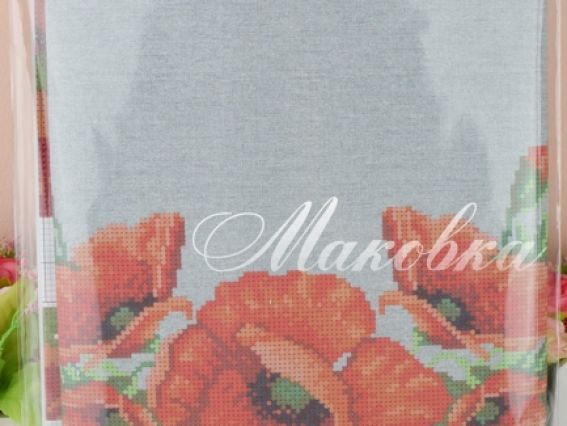 Заготовка для вышивания Сумка- вишиванка Маки, С-06, ВДВ 