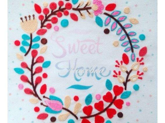 М-0748, Милый дом, набор для вышивания нитками, ВДВ