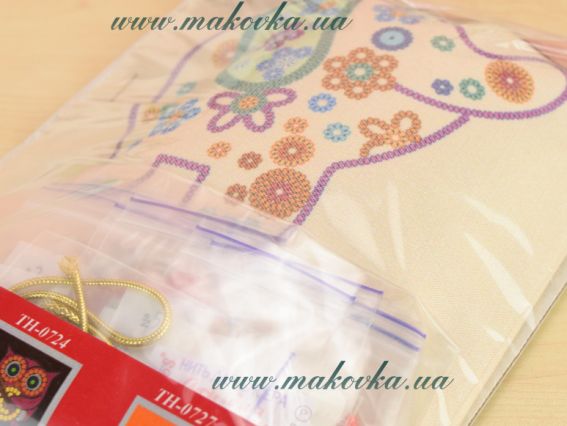 ТН-0739 Декоративна іграшка СЛОН, 12х9см, ВДВ , набор для вишивання бісером