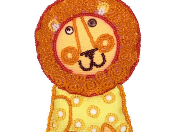 Декоративная игрушка Лев ТН-0766, ВДВ, набор для вышивания бісером Декоративная игрушка Лев ТН-0766, ВДВ, набор для вышивания бісером