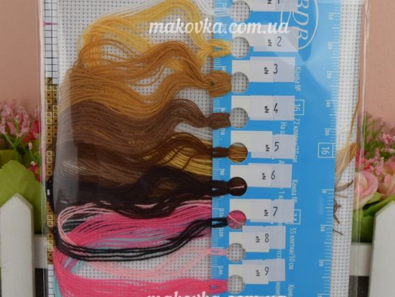 М-0224 Собачка (йоркширский терьер), набор для вишивания крестиком, 11х15см, ВДВ