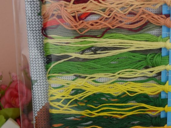 Набір для вишивання хрестиком Квітковий (рожевий) настрій М-0228, ВДВ