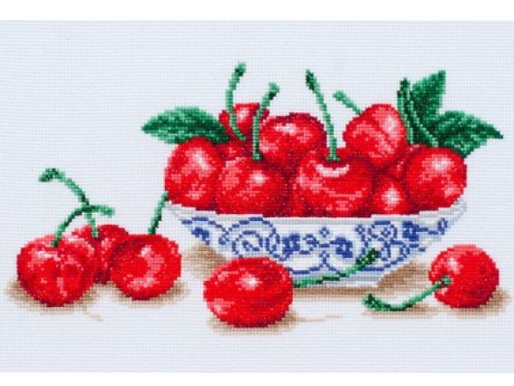 М-0830 Вишневий блюз, Набор для вышивания крестом , ВДВ