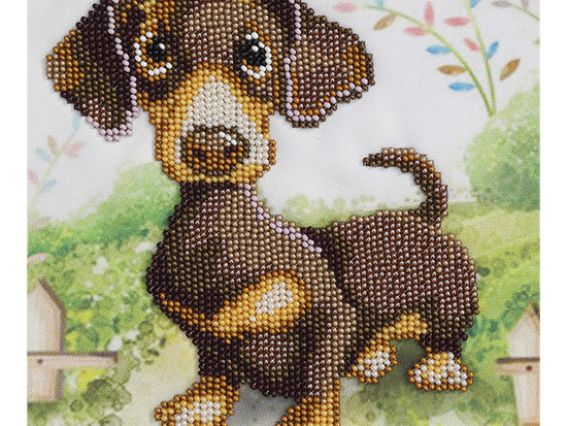 Вишивка бісером Собачка такса, ТН-0484 ВДВ Вишивка бісером Собачка такса, ТН-0484 ВДВ