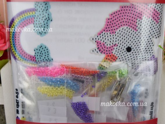 Набор для вышивания БР-003 Брошки Единорог и радуга, ВДВ