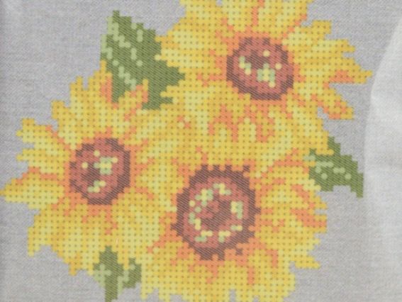 Заготівля створення та вишивки для косметички Соняшники, КО-01 ВДВ, 25х20 см 