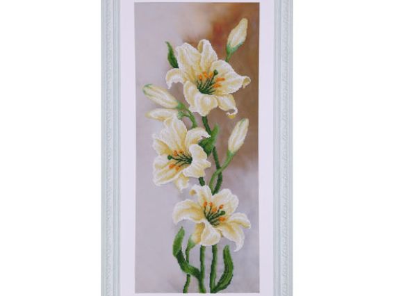 ТН-0402 Лілії, ВДВ, набір для вишивання бісером